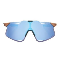 100% Hypercraft Sunglasses - Matte Copper Chromium; Hiper Blue Multilayer Mirror