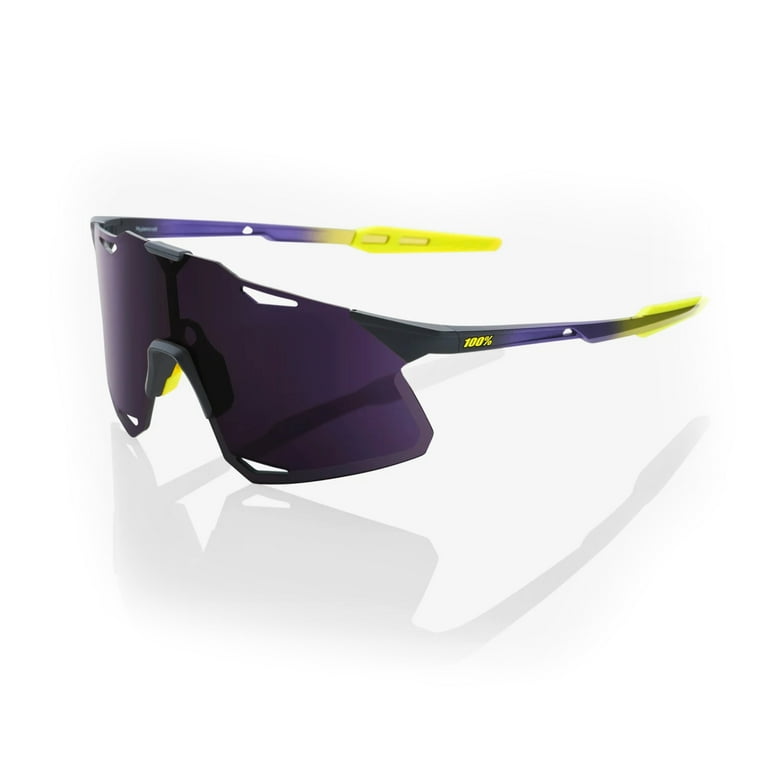 100% Hypercraft Sunglasses - Matte Metallic Digital Brights; Dark