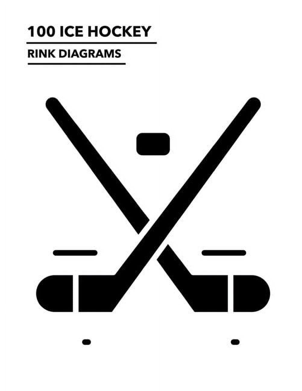 100 Ice Hockey Rink Diagrams 100 Full Page Ice Hockey Diagrams for Drawing Up Plays, Creating