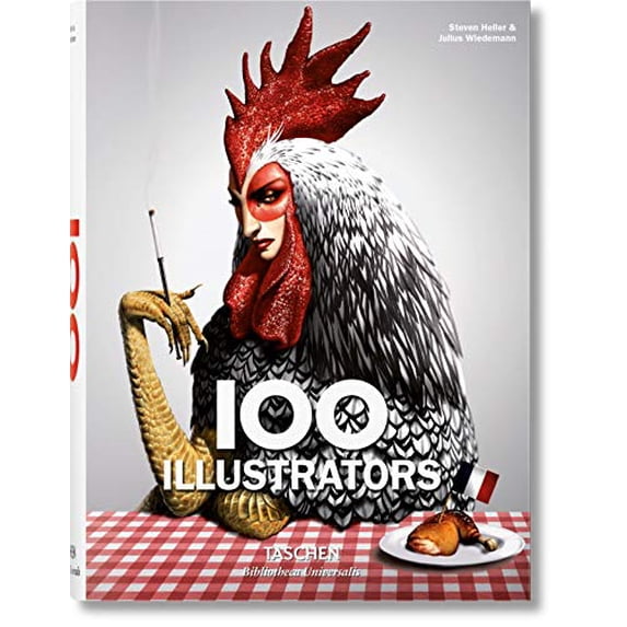 Pre-Owned 100 Illustrators (Bibliotheca Universalis) (Multilingual Edition), 9783836522229, 3836522225, Hardcover, Multilingual edition