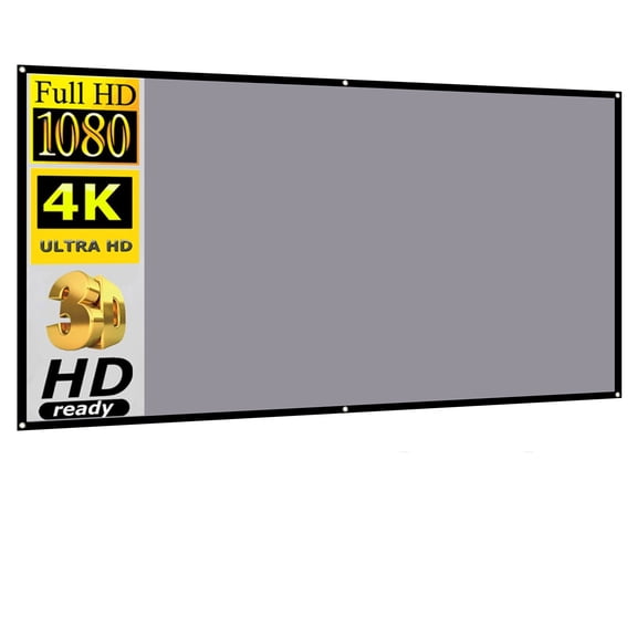 100 Inch 16:9 Projection Screen Anti Light Curtain Reflective Fabric Cloth For YG300 Mogo DLP 3D HD Projectors