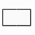 thumbnail image 1 of 100 Inch 3D HD Projector Anti-Crease Projection Movies for Home Theater Outdoor ,Wrinkle-Free Projector Screen, 1 of 6