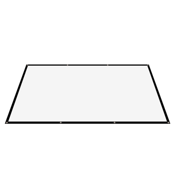 100 Inch Projector Screen, Foldable & Portable Soft HD Clear Indoor Outdoor Movie Theater Screen (100 in / 254 cm)