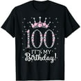 thumbnail image 1 of 100 It's My Birthday 1922 100Th Birthday Gift Tee For Womens T-Shirt, 1 of 5