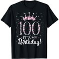 thumbnail image 1 of 100 It's My Birthday 1922 100Th Birthday Gift Tee For Womens T-Shirt, 1 of 4