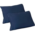 thumbnail image 1 of 100% Jersey Knit Cotton, 2 Standard Pillow Case-Navy, 1 of 1