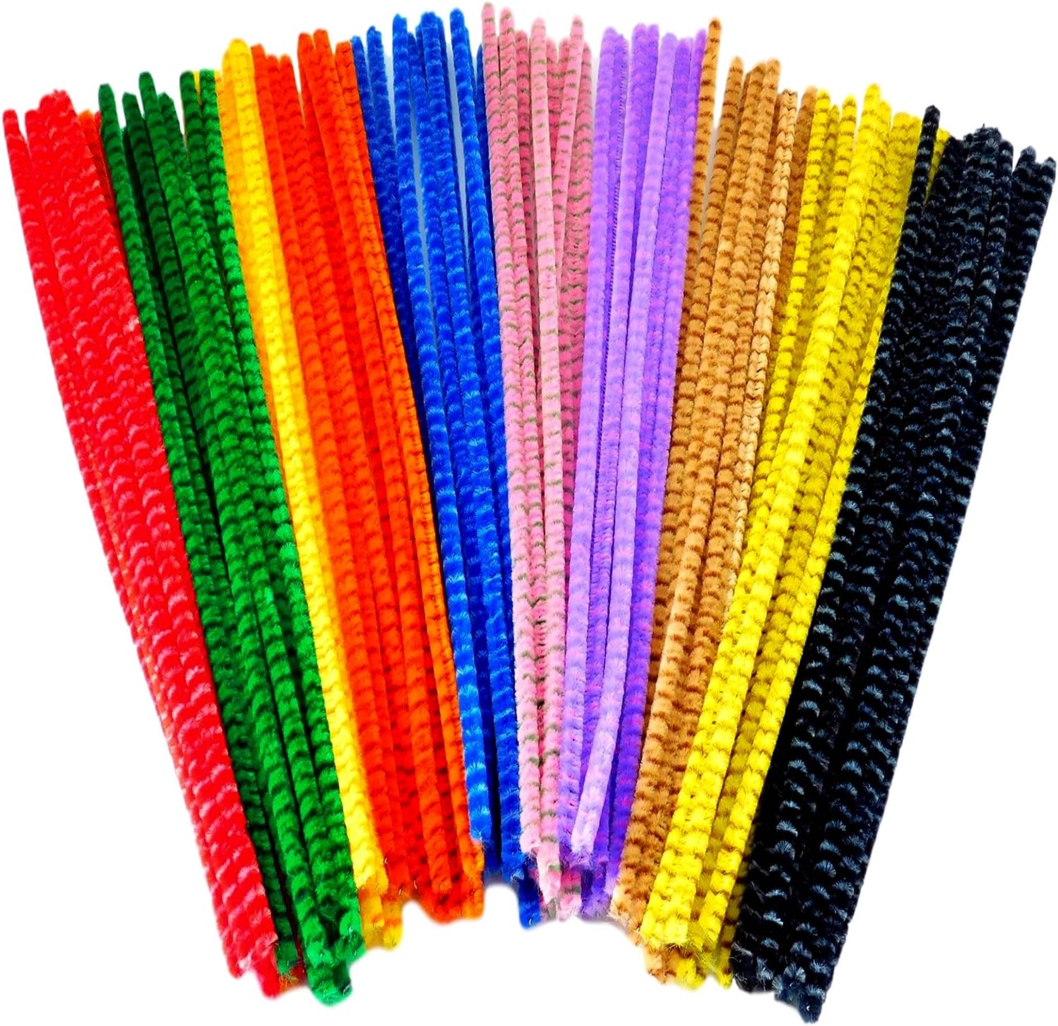 100 Jumbo Pipe Cleaners 30cm x 6mm