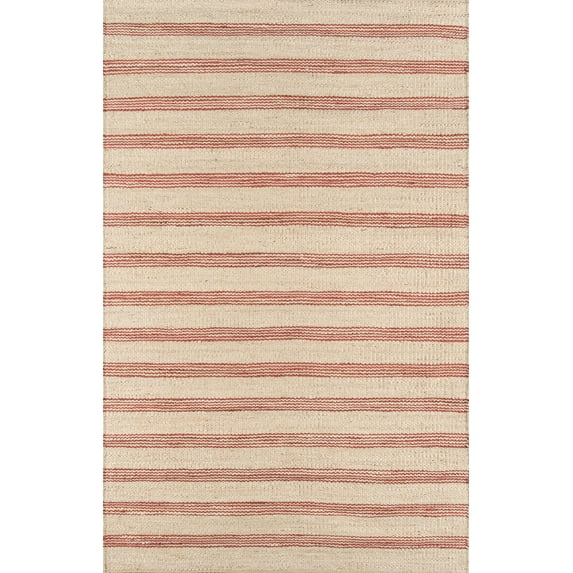 100% Jute Hand Woven Indoor Area Rug 8'6 X 11'6 Terra Cott - Momeni Rugs-Color:Terra Cotta,Material:Jute
