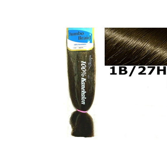 100% Kanekalon Braiding Hair, KK Braiding hair, Braids Hair Twists, 3 pack deal Color #1B/27