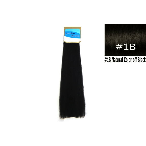 100% Kanekalon Braiding Hair, KK Braiding hair, Braids Hair Twists, 3 pack deal Color #1B