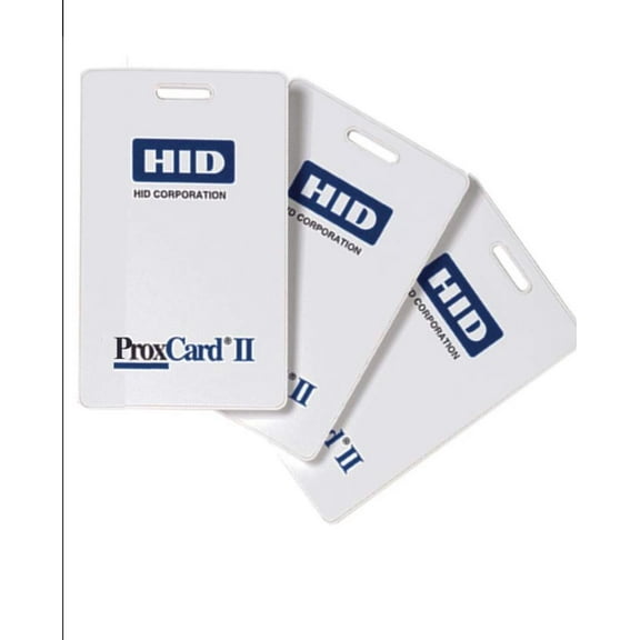 100 Keycards HID 1326 Proxcard II Security Access Cards 26-bit 125 kHz 1326LSSMV