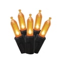 thumbnail image 1 of Indoor/Outdoor 100-Count LED Mini String Lights, Orange, 19.5', Halloween by Way To Celebrate, 1 of 8