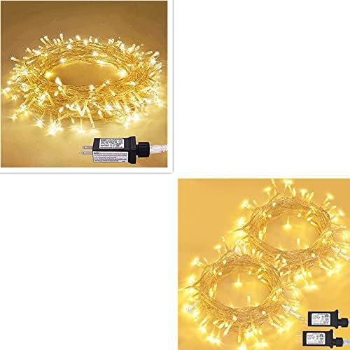 100 LED String Lights Indoor /2 Pack 100 LED String Lights Warm White$$Home Decor, Kitchen, & Other