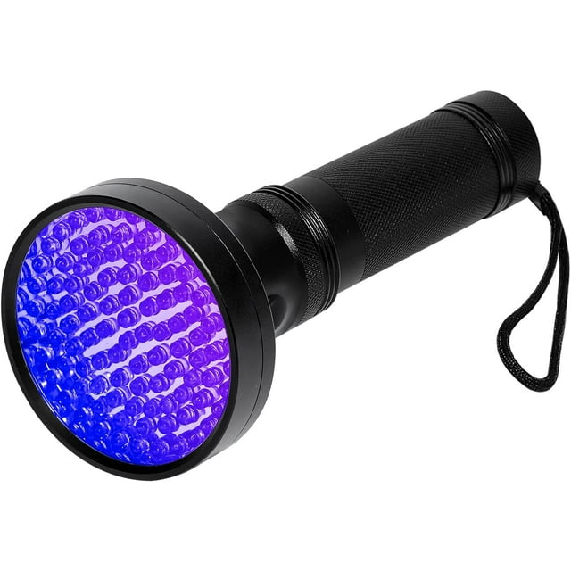 100 LED UV Blacklight Flashlight for Pet Urine Detection Ideal for