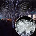 thumbnail image 1 of 100 LED WHITE Fairy String Lights Lamp for Xmas Tree Holiday Wedding Party Decoration Halloween Showcase Displays Restaurant or Bar and Home Garden - Control up to 8 modes Battery Powered, 1 of 7