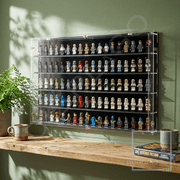 100 LEGO  minifigures Display Case. Show case. Wall mounted. Display case for LEGO . Display case.