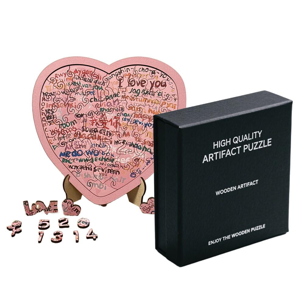 100 Languages I Love You Wooden Puzzle DIY Wooden Jigsaw Puzzle with 100 Languages I Love You Wooden Puzzle DIY Wooden Jigsaw Puzzle with