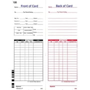 100 Lathem 7000E and 7500E Time Clock Cards, E79 Compatible