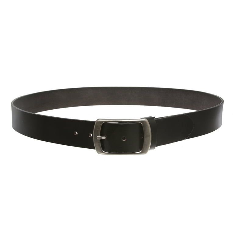 Genuine Leather Casual Belt with Center Bar Buckle No. 288, Center Bar Leather Belt in Brown by Billykirk main image 4