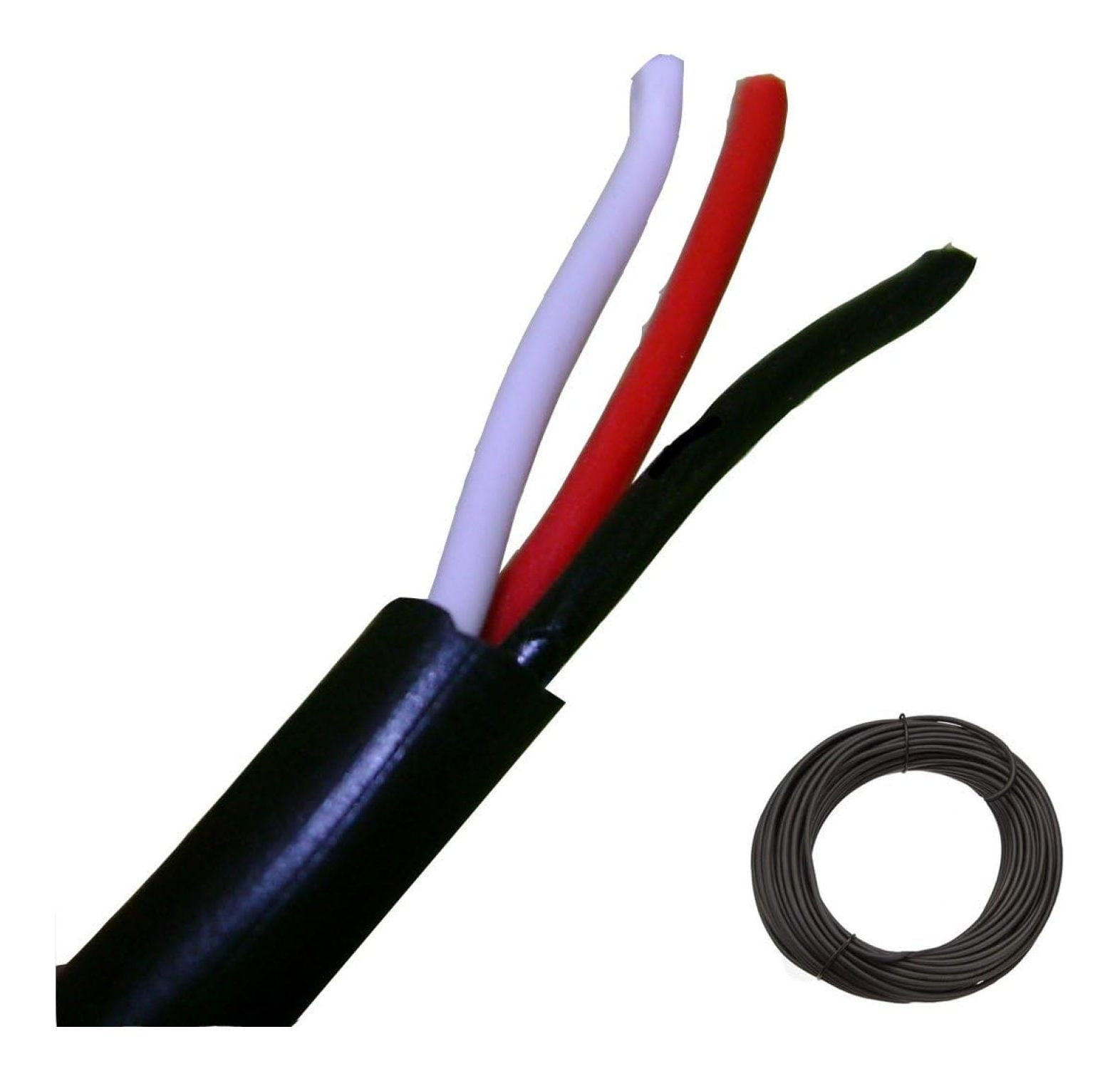100' Length 3 Conductor Rotor Wire - Antenna Rotator Cable - Walmart.com