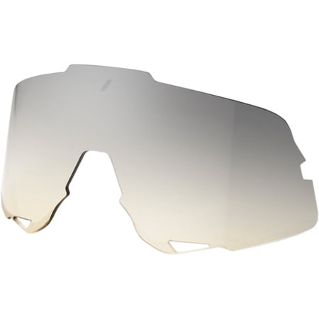 100% Lens for Glendale Sunglasses - Yellow Silver Mirror
