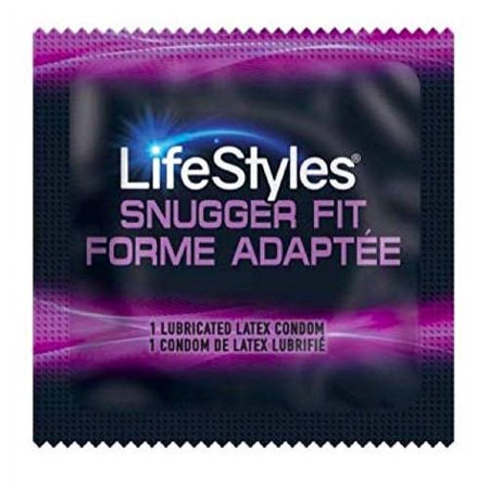 100 Lifestyles Snugger Fit Condoms; Tighter Shape for Maximum Sensitivity by CondomMan