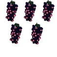 thumbnail image 1 of Vickerman 17191 - 100 Light Green Wire Purple Grape Cluster Lights Christmas Light String Set (V491448), 1 of 2