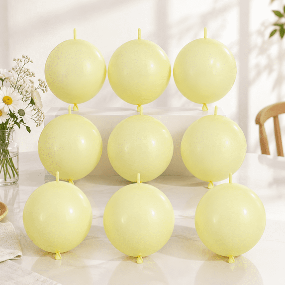 100 Link Balloon Linking 6 Inch Quick Latex For Wedding Birthday Bridal ...