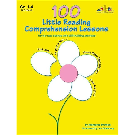 Pre-Owned 100 Little Reading Comprehension Lessons, Grade 1-4 : Fun-To-Read Stories with Skill-Building Exercises (Paperback)