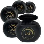 [100 M - 328 Ft] Pack of 5 INK Permanent Pre-Inked Mapping String Eyebrow Tattoo Microblading 20M Black