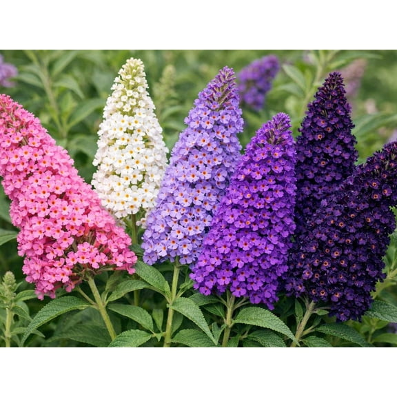100 MIXED Colors BUTTERFLY BUSH Buddleia Davidii Flower Shrub Seeds