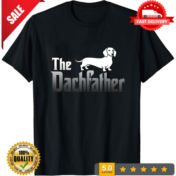 100% Made in USA, 180g The Dachfather Dachshund Wiener Dog The Dogfather Funny D, ULTRA LIMITED-TH69332