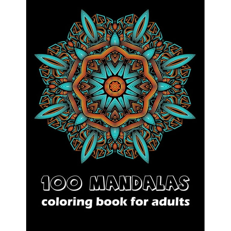 Buy Mandala Adult Colouring Books by Colorya - A4 Size - Mandalas