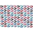 thumbnail image 1 of 100 Martingale Dog Collar Bulk Pack Shelter Rescue Vet Assorted Colors Pick Size (Small - 10 to 16 inch), 1 of 1