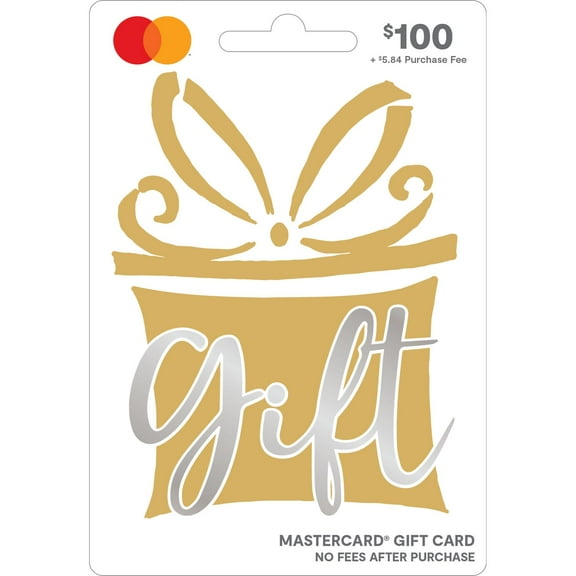 $100 Mastercard® Gold Gift (plus $5.84 Purchase Fee)