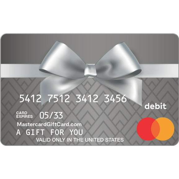 Mastercard® $100 Silver Bowtie eGift Card (Plus $5.84 Purchase Fee) [Email Delivery]