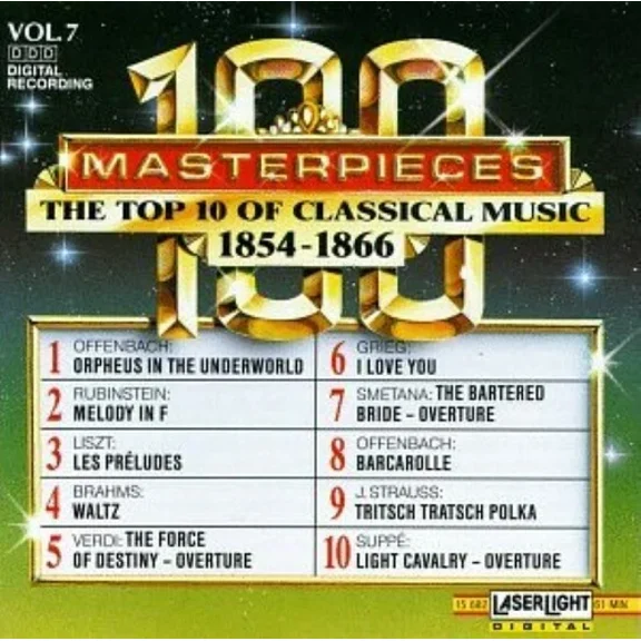 100 Masterpieces: The Top 10 of Classical Music - Vol. 7 - Music CD - - Sold by Sounda