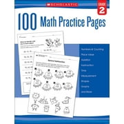 100 Math Practice Pages Grade 2, Paperback
