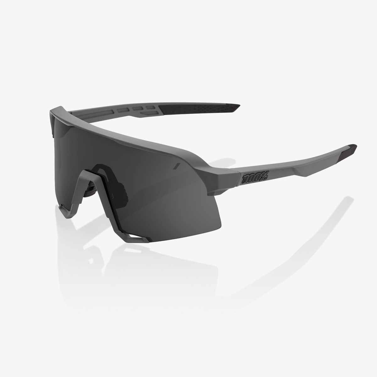 100% S3 Sunglasses Matte White | Silver - Walmart.com