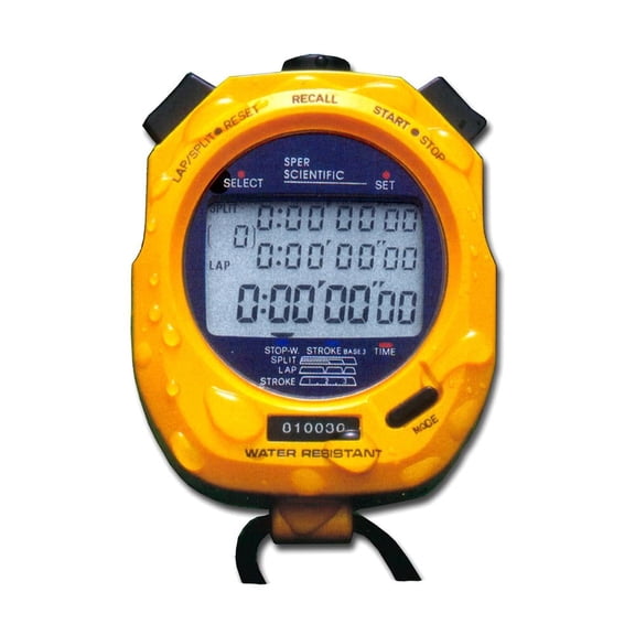 100-Memory Water Resistant Stopwatch