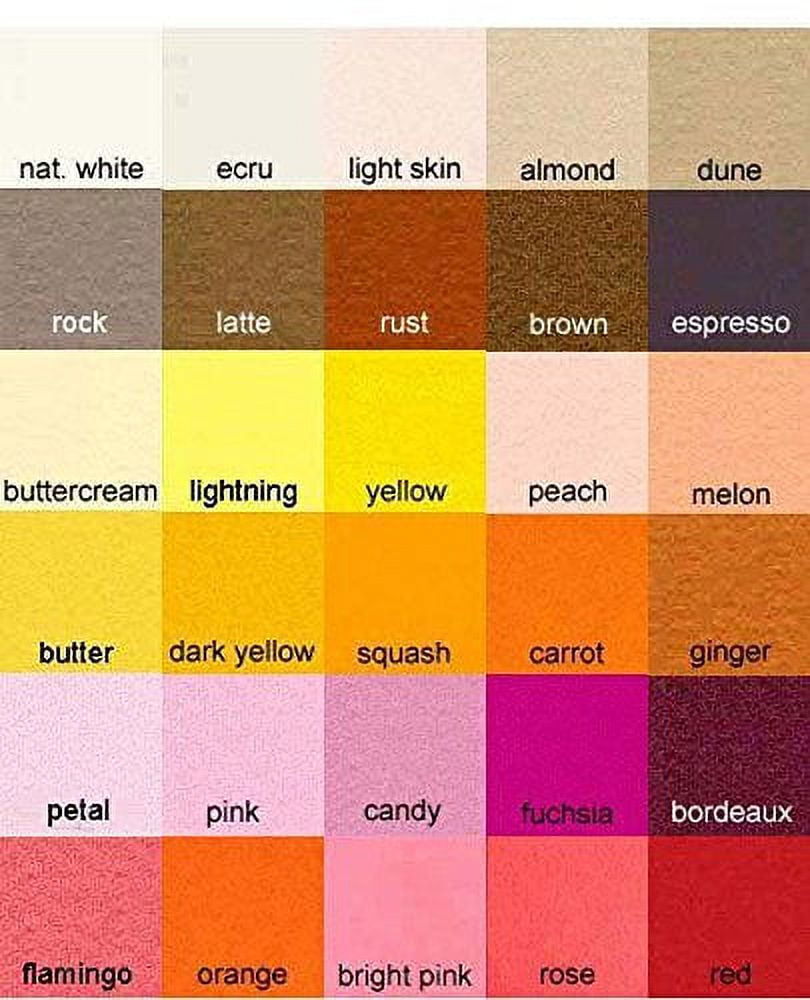 100% Merino Wool Craft Felt - UNDYED Ecru (Yard)