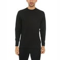 thumbnail image 1 of Men's Merino Wool Lightweight Base Layer - Long Sleeve Crew - Black - X-Small, 1 of 6