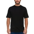 thumbnail image 1 of 100% Merino Wool Men's Lightweight T-Shirt - Crew Neck Short Sleeve Shirt - Black - Small, 1 of 11