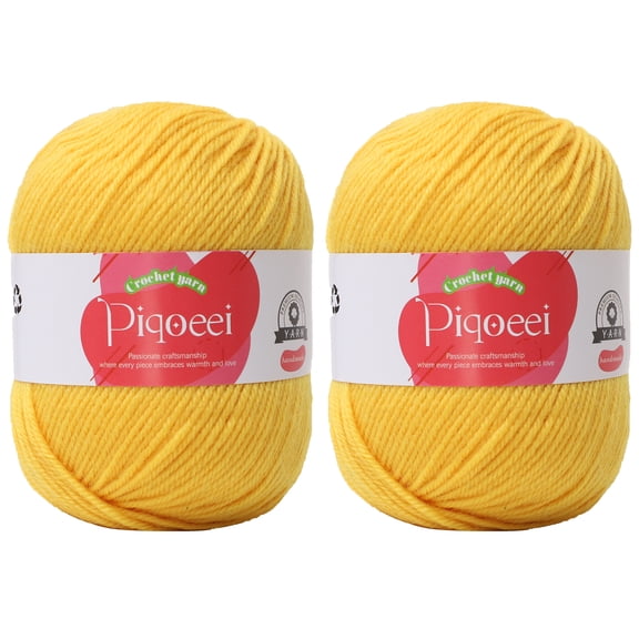 100% Merino Wool Yarn - 2 Pack Worsted Weight #4 Medium Yarn for Knitting & Crocheting,3.5oz/196yd Each - Anti-Pilling & Machine Washable - (Solids & Self-Striping)