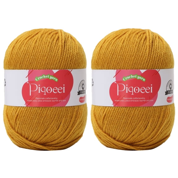 100% Merino Wool Yarn - 2 Pack Worsted Weight #4 Medium Yarn for Knitting & Crocheting,3.5oz/196yd Each - Anti-Pilling & Machine Washable - (Solids & Self-Striping)