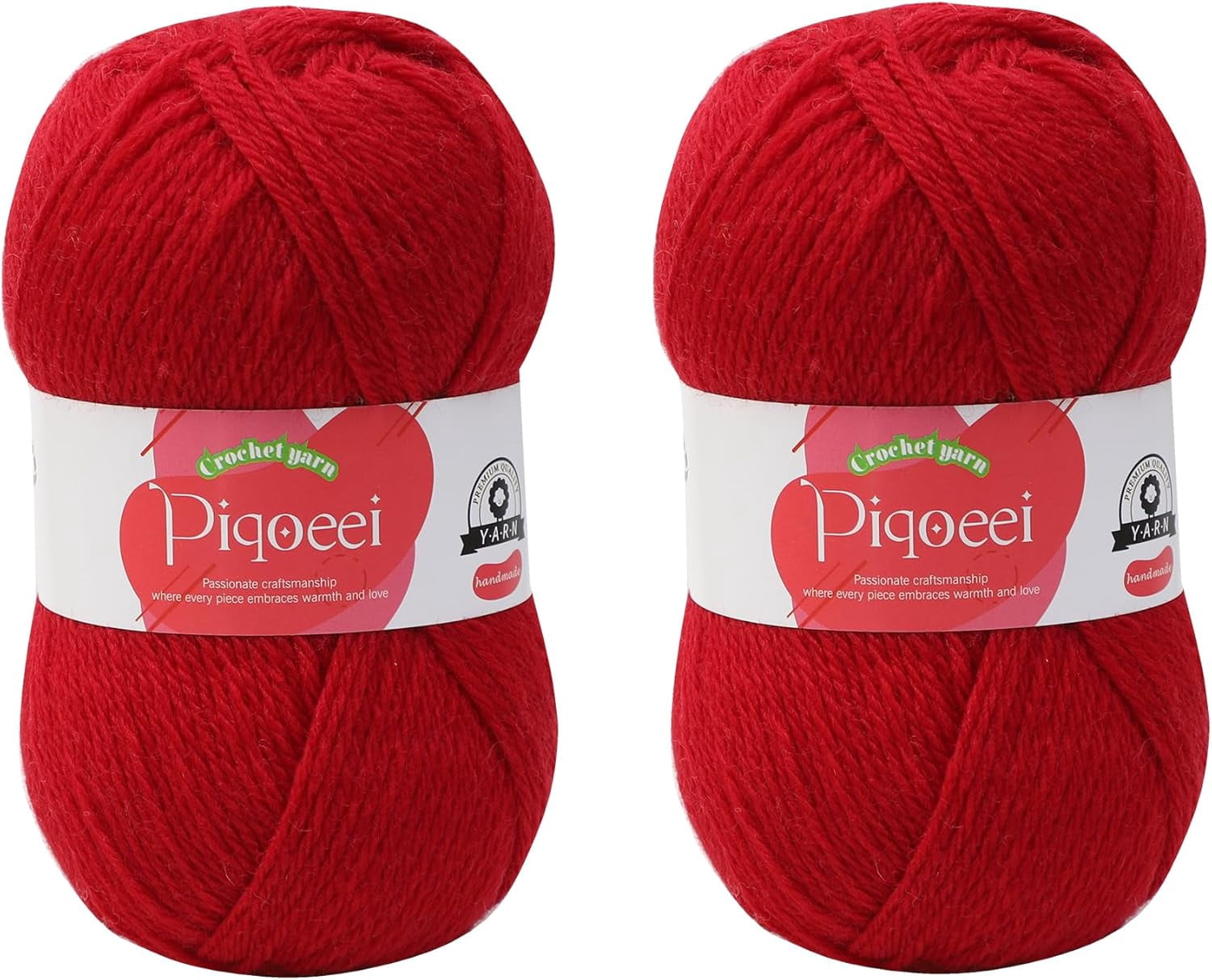 100% Merino Wool Yarn for Knitting and Crocheting - Worsted Weight #4 ...