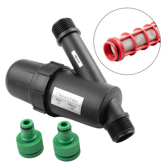 100 Mesh Water Filter Strainer for Garden Hose Drip Irrigation DN20 Connector
