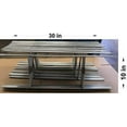 thumbnail image 1 of 100 Metal Wire Stakes 30'', Pack of 100 Stake Double H-Frame 10x30 inch x 9 Gauge Galvanized Wire, use with Corrugated Sign 4 mm or 5mm, Signs Stake 30'' Tall 10'' Wide (Pkg100Stake30''), 1 of 7