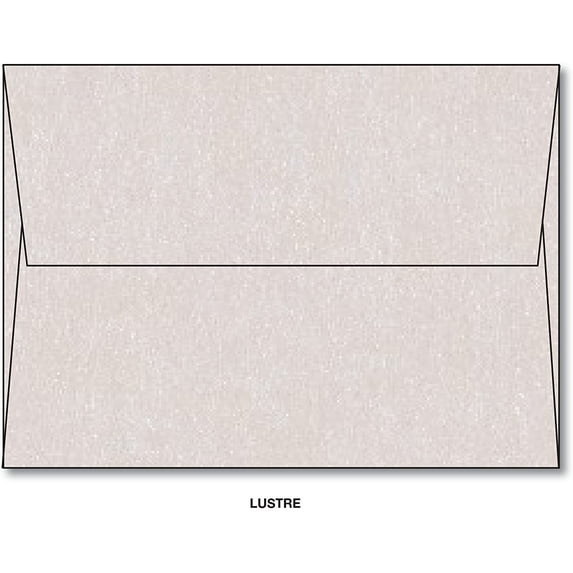 100 Metallic 'Lustre' A7 Envelopes - 7.25" x 5.25" - Square Flap - EnvelopesOn Brand Envelopes