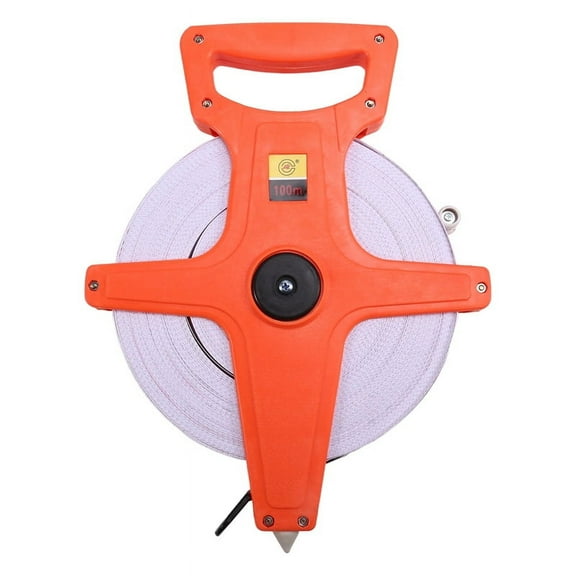 100 Meters Metric Scale Measuring Ruler Woodworking Gadget Portable Frame Steel Tape Tool